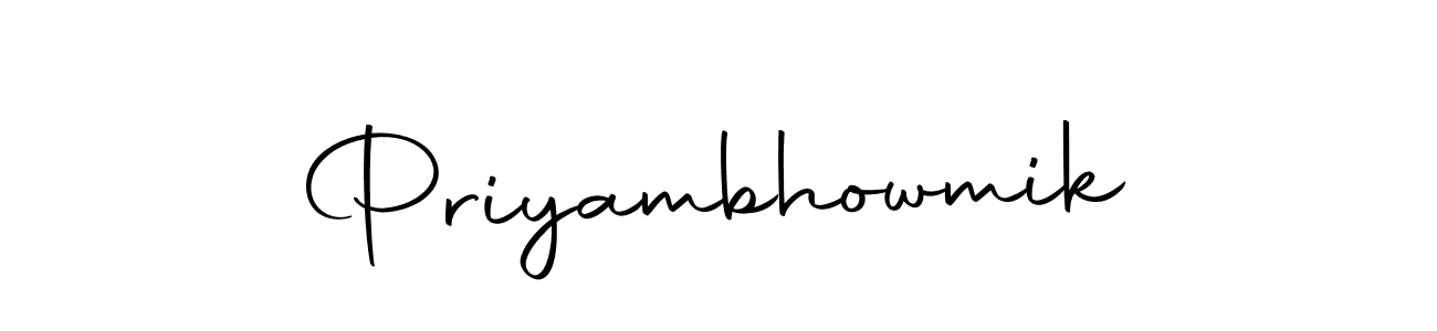 How to make Priyambhowmik signature? Autography-DOLnW is a professional autograph style. Create handwritten signature for Priyambhowmik name. Priyambhowmik signature style 10 images and pictures png