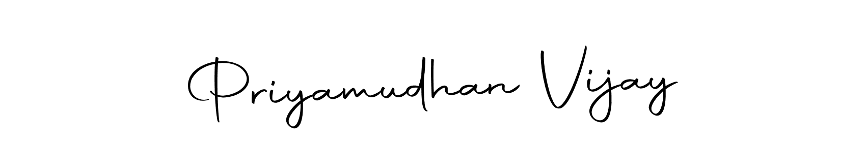 Priyamudhan Vijay stylish signature style. Best Handwritten Sign (Autography-DOLnW) for my name. Handwritten Signature Collection Ideas for my name Priyamudhan Vijay. Priyamudhan Vijay signature style 10 images and pictures png