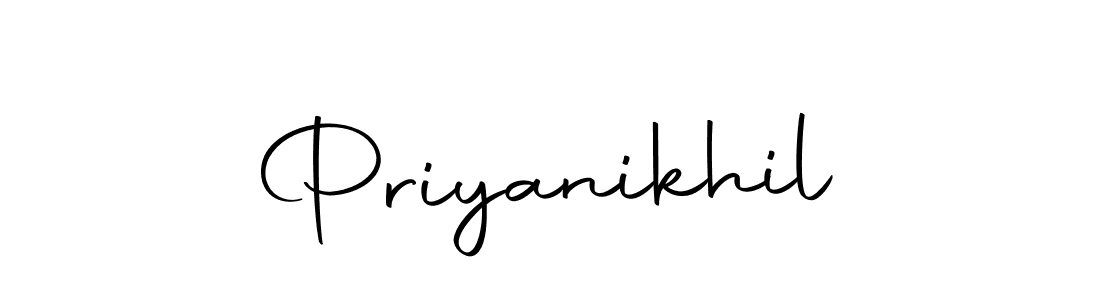 Also we have Priyanikhil name is the best signature style. Create professional handwritten signature collection using Autography-DOLnW autograph style. Priyanikhil signature style 10 images and pictures png