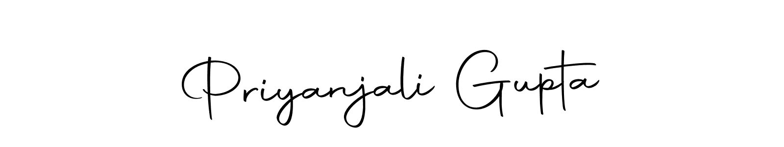 Priyanjali Gupta stylish signature style. Best Handwritten Sign (Autography-DOLnW) for my name. Handwritten Signature Collection Ideas for my name Priyanjali Gupta. Priyanjali Gupta signature style 10 images and pictures png