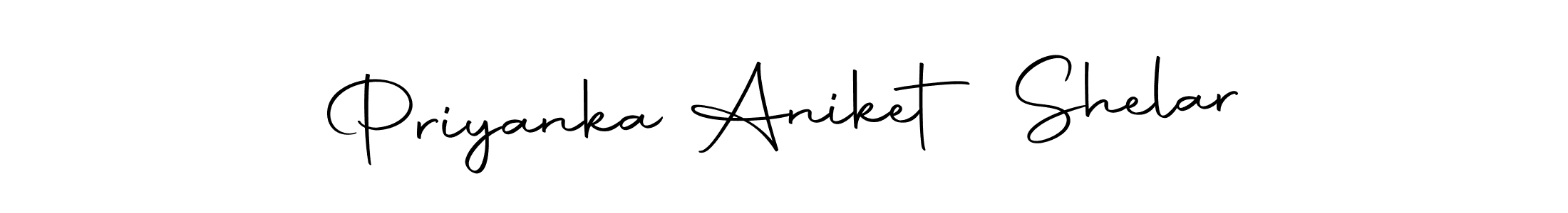 It looks lik you need a new signature style for name Priyanka Aniket Shelar. Design unique handwritten (Autography-DOLnW) signature with our free signature maker in just a few clicks. Priyanka Aniket Shelar signature style 10 images and pictures png