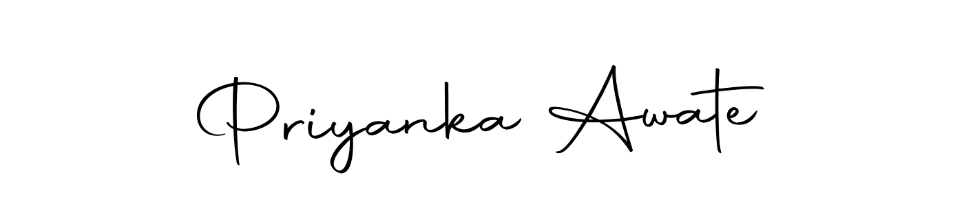 You should practise on your own different ways (Autography-DOLnW) to write your name (Priyanka Awate) in signature. don't let someone else do it for you. Priyanka Awate signature style 10 images and pictures png