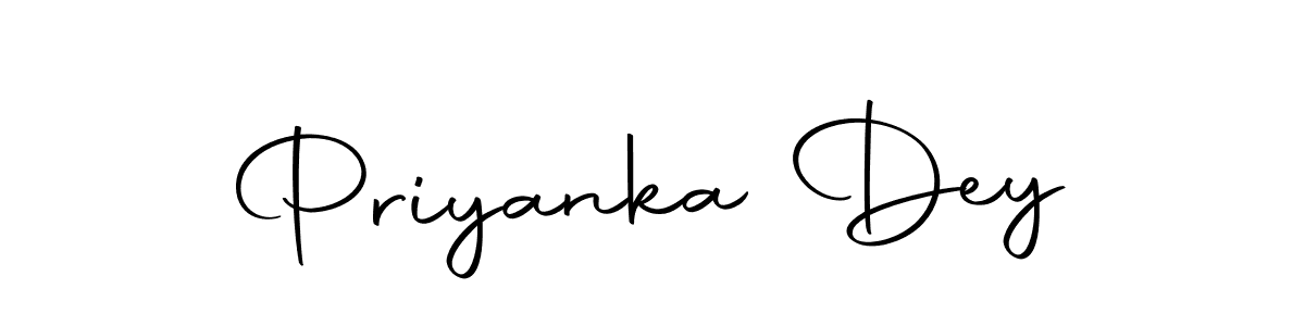 Use a signature maker to create a handwritten signature online. With this signature software, you can design (Autography-DOLnW) your own signature for name Priyanka Dey. Priyanka Dey signature style 10 images and pictures png