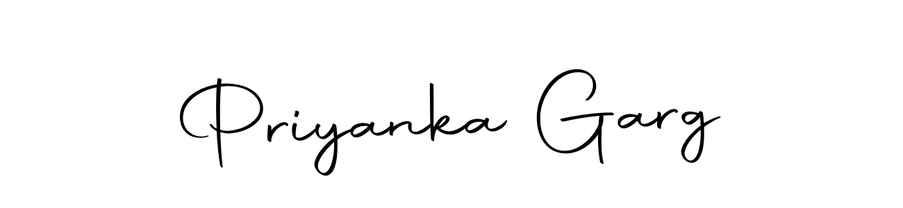 Create a beautiful signature design for name Priyanka Garg. With this signature (Autography-DOLnW) fonts, you can make a handwritten signature for free. Priyanka Garg signature style 10 images and pictures png