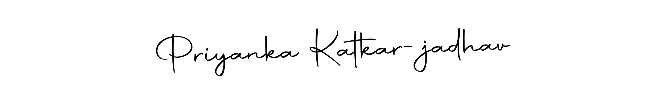 Use a signature maker to create a handwritten signature online. With this signature software, you can design (Autography-DOLnW) your own signature for name Priyanka Katkar-jadhav. Priyanka Katkar-jadhav signature style 10 images and pictures png