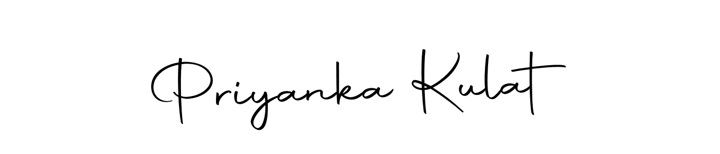 Create a beautiful signature design for name Priyanka Kulat. With this signature (Autography-DOLnW) fonts, you can make a handwritten signature for free. Priyanka Kulat signature style 10 images and pictures png