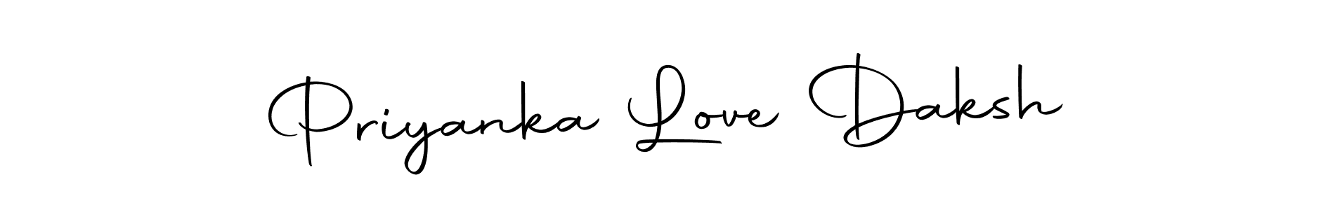 Make a beautiful signature design for name Priyanka Love Daksh. Use this online signature maker to create a handwritten signature for free. Priyanka Love Daksh signature style 10 images and pictures png