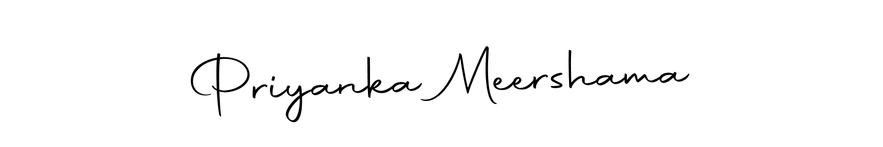 Use a signature maker to create a handwritten signature online. With this signature software, you can design (Autography-DOLnW) your own signature for name Priyanka Meershama. Priyanka Meershama signature style 10 images and pictures png