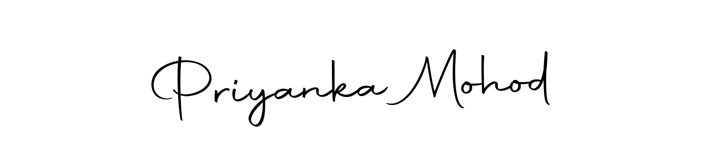 Make a beautiful signature design for name Priyanka Mohod. With this signature (Autography-DOLnW) style, you can create a handwritten signature for free. Priyanka Mohod signature style 10 images and pictures png