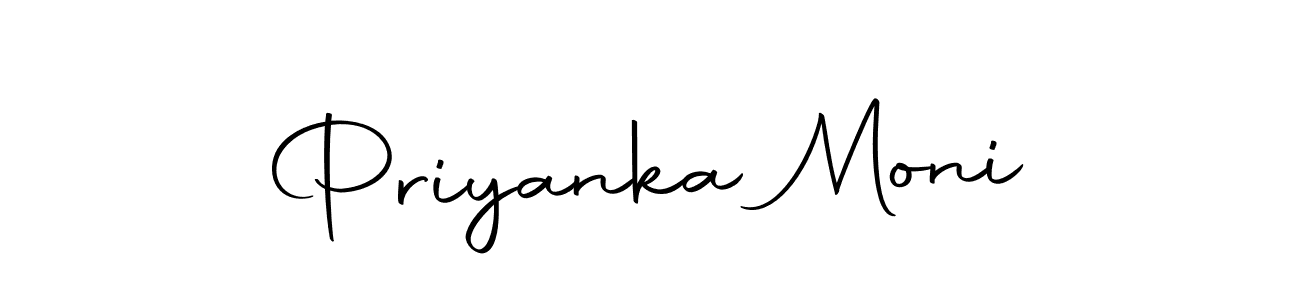 Priyanka Moni stylish signature style. Best Handwritten Sign (Autography-DOLnW) for my name. Handwritten Signature Collection Ideas for my name Priyanka Moni. Priyanka Moni signature style 10 images and pictures png