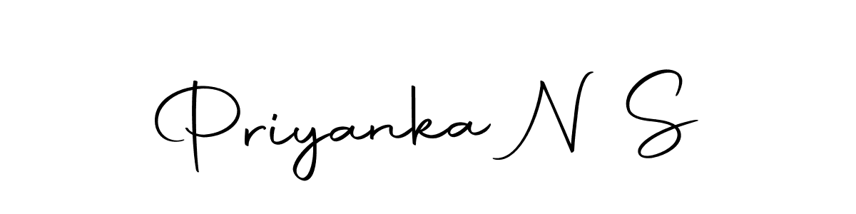 The best way (Autography-DOLnW) to make a short signature is to pick only two or three words in your name. The name Priyanka N S include a total of six letters. For converting this name. Priyanka N S signature style 10 images and pictures png