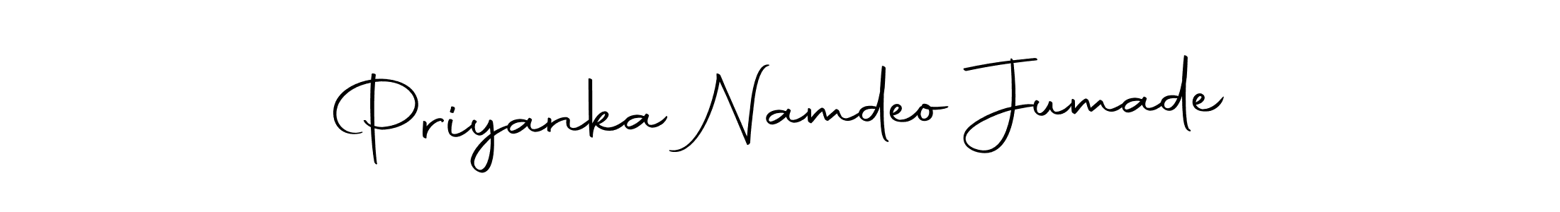 Design your own signature with our free online signature maker. With this signature software, you can create a handwritten (Autography-DOLnW) signature for name Priyanka Namdeo Jumade. Priyanka Namdeo Jumade signature style 10 images and pictures png