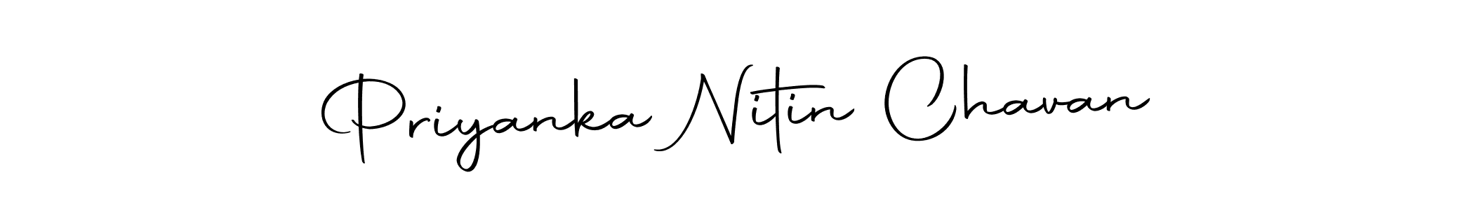 if you are searching for the best signature style for your name Priyanka Nitin Chavan. so please give up your signature search. here we have designed multiple signature styles  using Autography-DOLnW. Priyanka Nitin Chavan signature style 10 images and pictures png