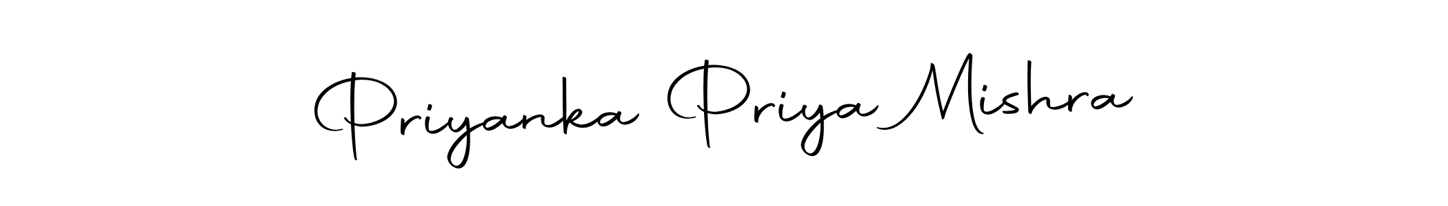 How to make Priyanka Priya Mishra signature? Autography-DOLnW is a professional autograph style. Create handwritten signature for Priyanka Priya Mishra name. Priyanka Priya Mishra signature style 10 images and pictures png