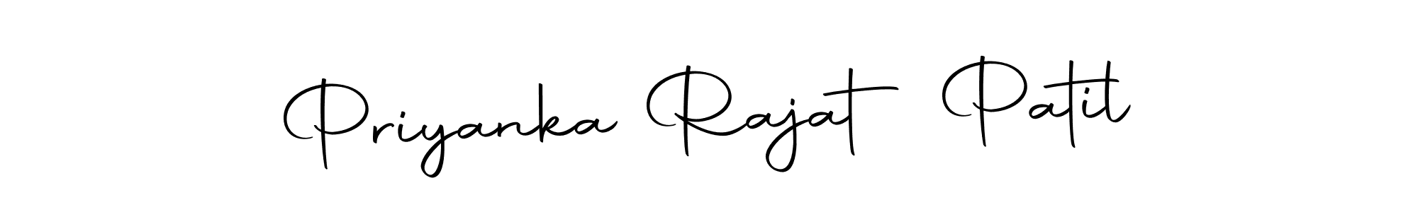 Make a beautiful signature design for name Priyanka Rajat Patil. Use this online signature maker to create a handwritten signature for free. Priyanka Rajat Patil signature style 10 images and pictures png