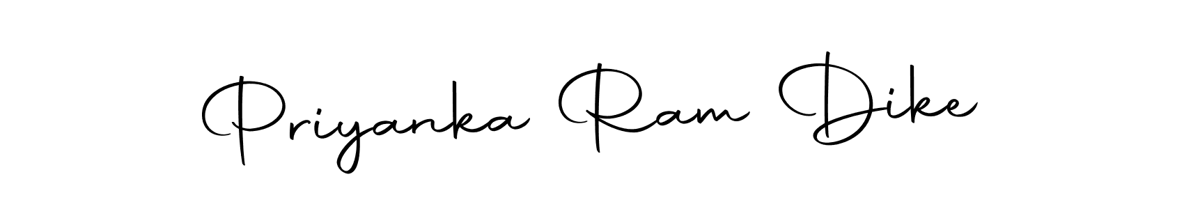 Priyanka Ram Dike stylish signature style. Best Handwritten Sign (Autography-DOLnW) for my name. Handwritten Signature Collection Ideas for my name Priyanka Ram Dike. Priyanka Ram Dike signature style 10 images and pictures png