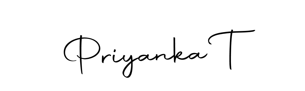 Also we have Priyanka T name is the best signature style. Create professional handwritten signature collection using Autography-DOLnW autograph style. Priyanka T signature style 10 images and pictures png