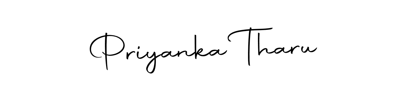 How to make Priyanka Tharu name signature. Use Autography-DOLnW style for creating short signs online. This is the latest handwritten sign. Priyanka Tharu signature style 10 images and pictures png