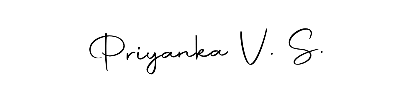 Priyanka V. S. stylish signature style. Best Handwritten Sign (Autography-DOLnW) for my name. Handwritten Signature Collection Ideas for my name Priyanka V. S.. Priyanka V. S. signature style 10 images and pictures png