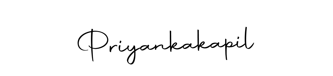 How to make Priyankakapil name signature. Use Autography-DOLnW style for creating short signs online. This is the latest handwritten sign. Priyankakapil signature style 10 images and pictures png