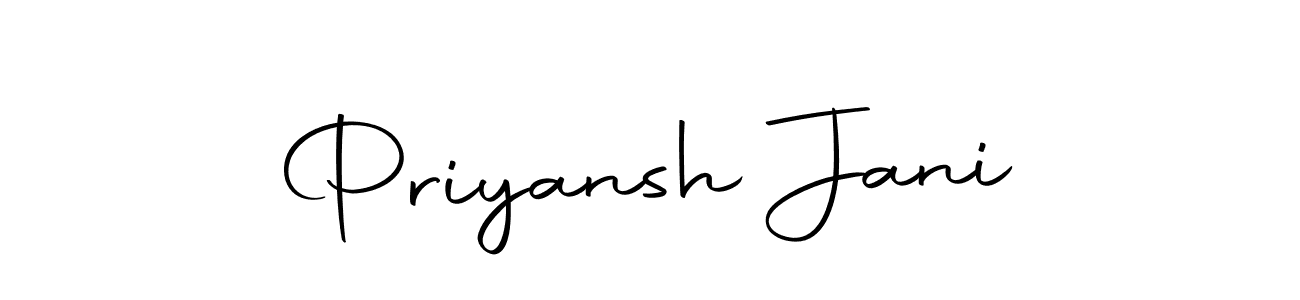 Also we have Priyansh Jani name is the best signature style. Create professional handwritten signature collection using Autography-DOLnW autograph style. Priyansh Jani signature style 10 images and pictures png