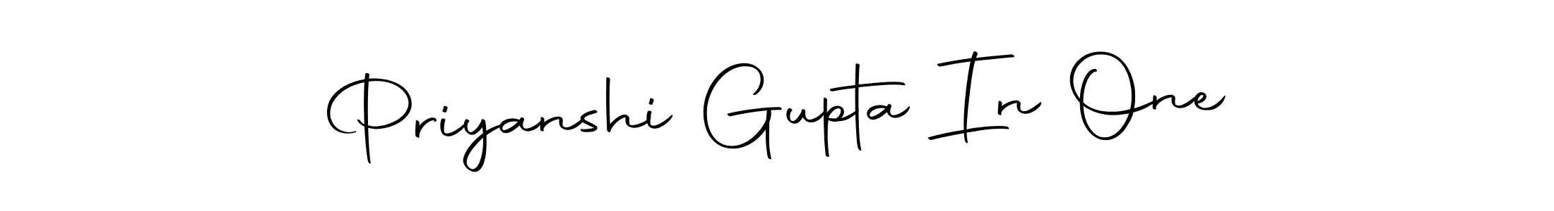 Create a beautiful signature design for name Priyanshi Gupta In One. With this signature (Autography-DOLnW) fonts, you can make a handwritten signature for free. Priyanshi Gupta In One signature style 10 images and pictures png