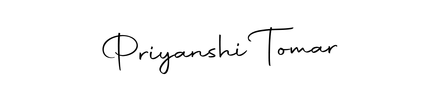 How to make Priyanshi Tomar signature? Autography-DOLnW is a professional autograph style. Create handwritten signature for Priyanshi Tomar name. Priyanshi Tomar signature style 10 images and pictures png