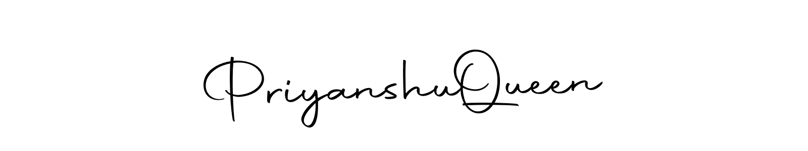 Also we have Priyanshu  Queen name is the best signature style. Create professional handwritten signature collection using Autography-DOLnW autograph style. Priyanshu  Queen signature style 10 images and pictures png