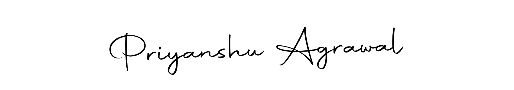 Design your own signature with our free online signature maker. With this signature software, you can create a handwritten (Autography-DOLnW) signature for name Priyanshu Agrawal. Priyanshu Agrawal signature style 10 images and pictures png