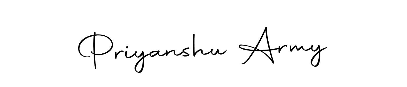 How to make Priyanshu Army signature? Autography-DOLnW is a professional autograph style. Create handwritten signature for Priyanshu Army name. Priyanshu Army signature style 10 images and pictures png