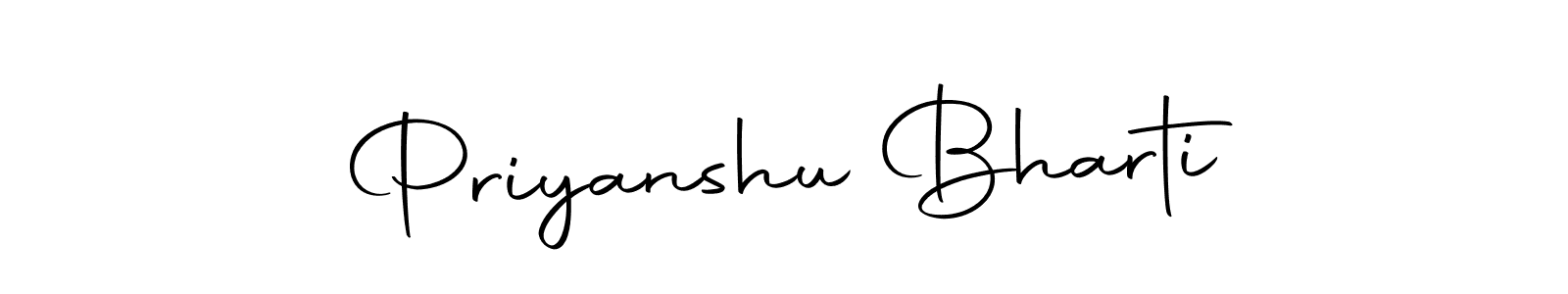 It looks lik you need a new signature style for name Priyanshu Bharti. Design unique handwritten (Autography-DOLnW) signature with our free signature maker in just a few clicks. Priyanshu Bharti signature style 10 images and pictures png