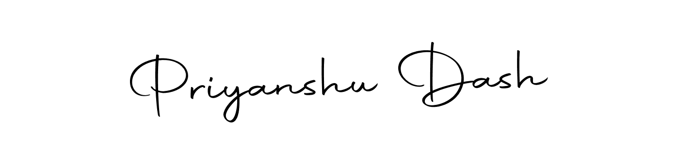 Create a beautiful signature design for name Priyanshu Dash. With this signature (Autography-DOLnW) fonts, you can make a handwritten signature for free. Priyanshu Dash signature style 10 images and pictures png
