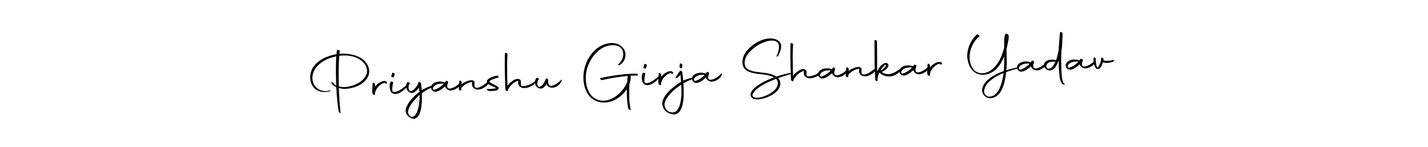 Similarly Autography-DOLnW is the best handwritten signature design. Signature creator online .You can use it as an online autograph creator for name Priyanshu Girja Shankar Yadav. Priyanshu Girja Shankar Yadav signature style 10 images and pictures png