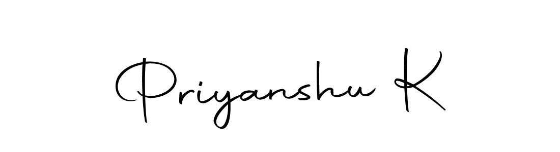 Make a beautiful signature design for name Priyanshu K. Use this online signature maker to create a handwritten signature for free. Priyanshu K signature style 10 images and pictures png