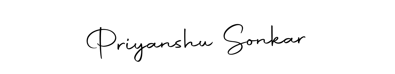 Use a signature maker to create a handwritten signature online. With this signature software, you can design (Autography-DOLnW) your own signature for name Priyanshu Sonkar. Priyanshu Sonkar signature style 10 images and pictures png
