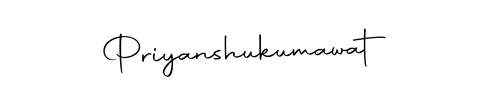 Create a beautiful signature design for name Priyanshukumawat. With this signature (Autography-DOLnW) fonts, you can make a handwritten signature for free. Priyanshukumawat signature style 10 images and pictures png