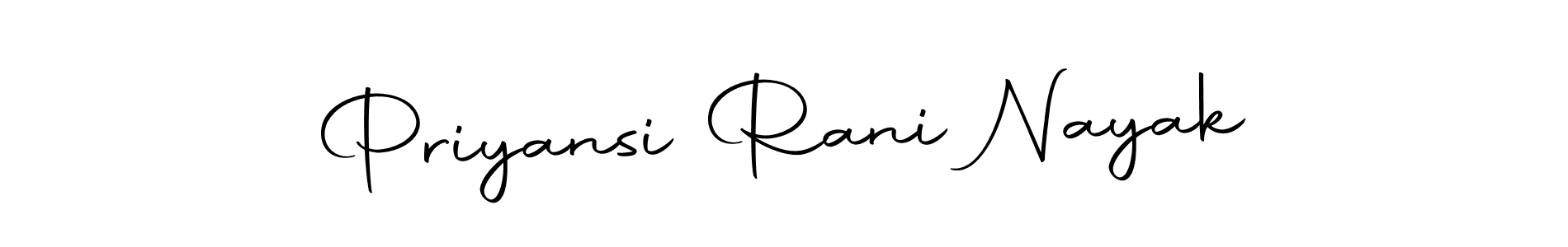 Design your own signature with our free online signature maker. With this signature software, you can create a handwritten (Autography-DOLnW) signature for name Priyansi Rani Nayak. Priyansi Rani Nayak signature style 10 images and pictures png