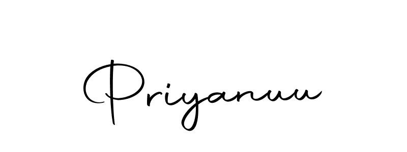 How to make Priyanuu signature? Autography-DOLnW is a professional autograph style. Create handwritten signature for Priyanuu name. Priyanuu signature style 10 images and pictures png