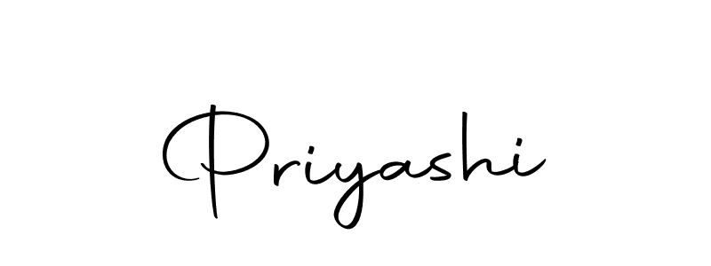 Design your own signature with our free online signature maker. With this signature software, you can create a handwritten (Autography-DOLnW) signature for name Priyashi. Priyashi signature style 10 images and pictures png