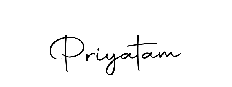 Make a beautiful signature design for name Priyatam. Use this online signature maker to create a handwritten signature for free. Priyatam signature style 10 images and pictures png