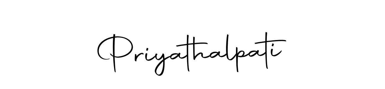 How to make Priyathalpati signature? Autography-DOLnW is a professional autograph style. Create handwritten signature for Priyathalpati name. Priyathalpati signature style 10 images and pictures png