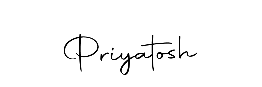 Use a signature maker to create a handwritten signature online. With this signature software, you can design (Autography-DOLnW) your own signature for name Priyatosh. Priyatosh signature style 10 images and pictures png