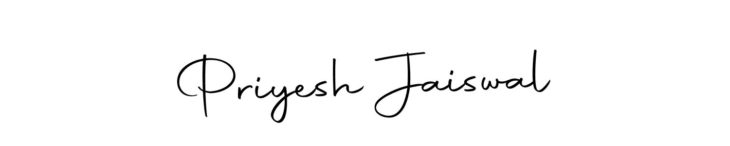 Make a short Priyesh Jaiswal signature style. Manage your documents anywhere anytime using Autography-DOLnW. Create and add eSignatures, submit forms, share and send files easily. Priyesh Jaiswal signature style 10 images and pictures png