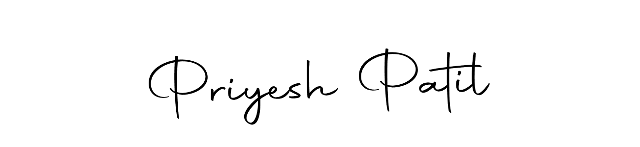 Also we have Priyesh Patil name is the best signature style. Create professional handwritten signature collection using Autography-DOLnW autograph style. Priyesh Patil signature style 10 images and pictures png