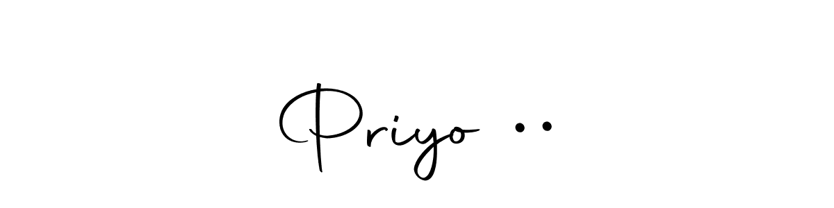 You should practise on your own different ways (Autography-DOLnW) to write your name (Priyo ••) in signature. don't let someone else do it for you. Priyo •• signature style 10 images and pictures png