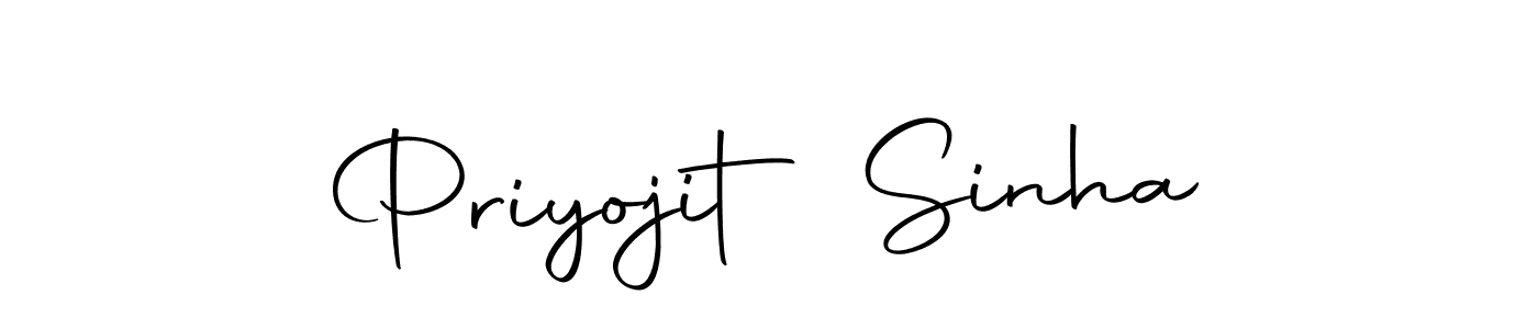 Design your own signature with our free online signature maker. With this signature software, you can create a handwritten (Autography-DOLnW) signature for name Priyojit Sinha. Priyojit Sinha signature style 10 images and pictures png
