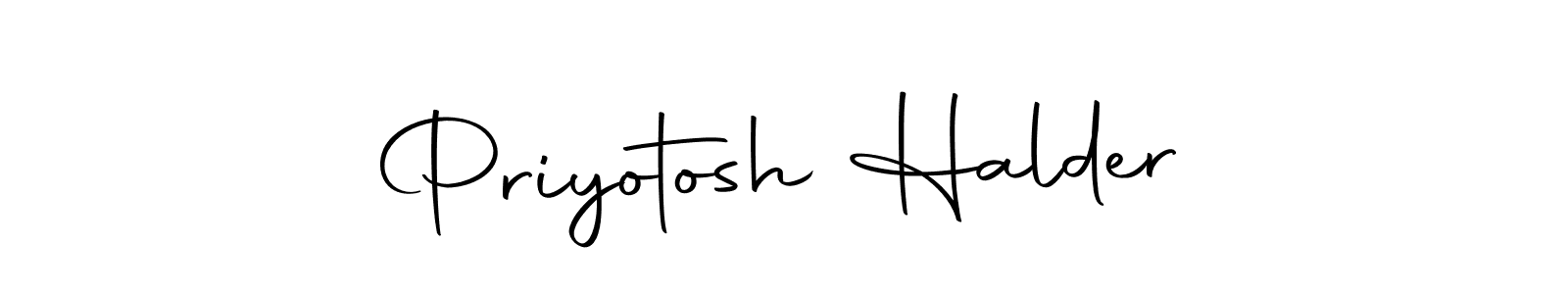 You should practise on your own different ways (Autography-DOLnW) to write your name (Priyotosh Halder) in signature. don't let someone else do it for you. Priyotosh Halder signature style 10 images and pictures png