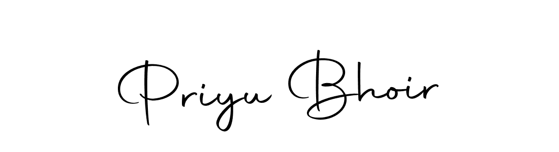 Use a signature maker to create a handwritten signature online. With this signature software, you can design (Autography-DOLnW) your own signature for name Priyu Bhoir. Priyu Bhoir signature style 10 images and pictures png