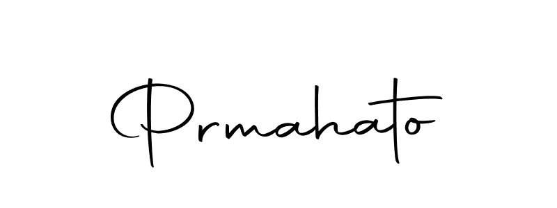 The best way (Autography-DOLnW) to make a short signature is to pick only two or three words in your name. The name Prmahato include a total of six letters. For converting this name. Prmahato signature style 10 images and pictures png