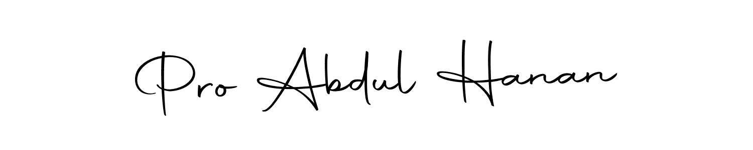Use a signature maker to create a handwritten signature online. With this signature software, you can design (Autography-DOLnW) your own signature for name Pro Abdul Hanan. Pro Abdul Hanan signature style 10 images and pictures png